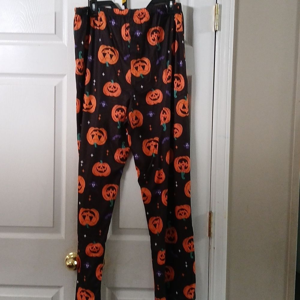 Halloween Pumpkin Pajama Set Jack o Lantern Print Sz XXL NIP - Picture 11 of 12